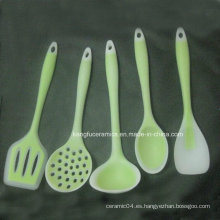 Conjunto de utensilios de cocina de silicona